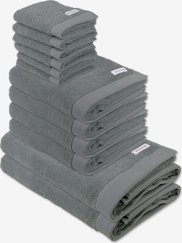 TOM TAILOR Ręcznik w kolorze szary: przód