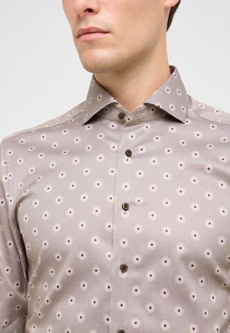 ETERNA Slim fit Business shirt in Brown