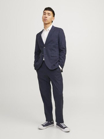 JACK & JONES Slimfit Öltöny 'Riviera' - kék: elől