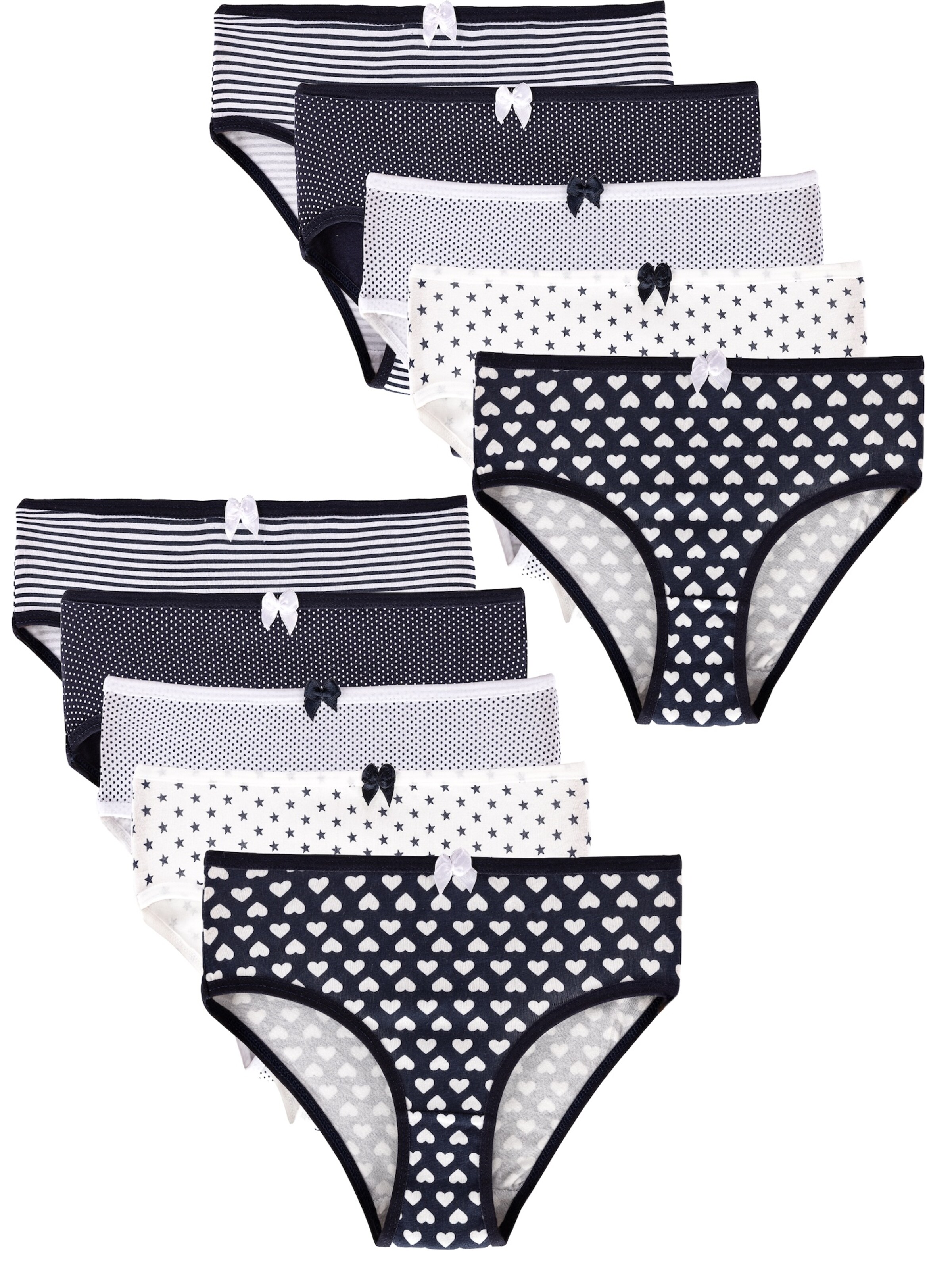 LOREZA Unterhose 'Mädchen Slips Laura'‌‌‌‌‌‌‌‌‌‌ in Mischfarben: Vorderseite