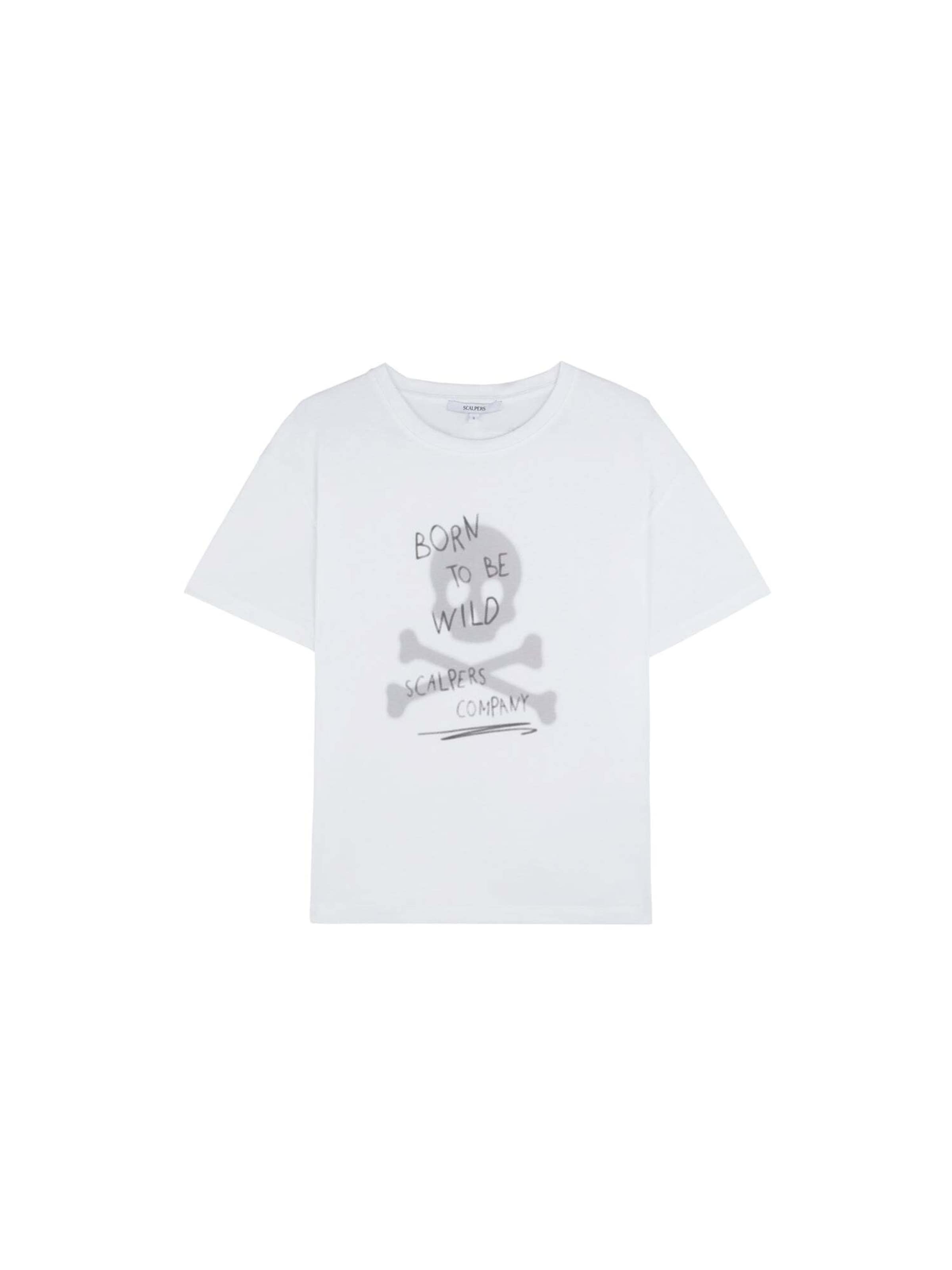 Scalpers Tricot &#x27; &#x27; in Wit: voorkant