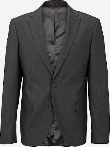 Coupe slim Veste de costume Steffen Klein en gris : devant