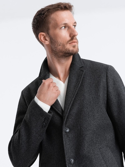 Ombre Between-Seasons Coat in L in Dark grey, Item view