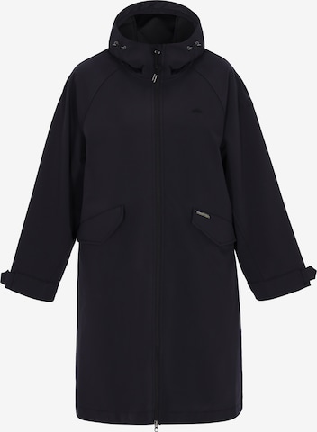Schmuddelwedda Raincoat 'Functional' in Black: front