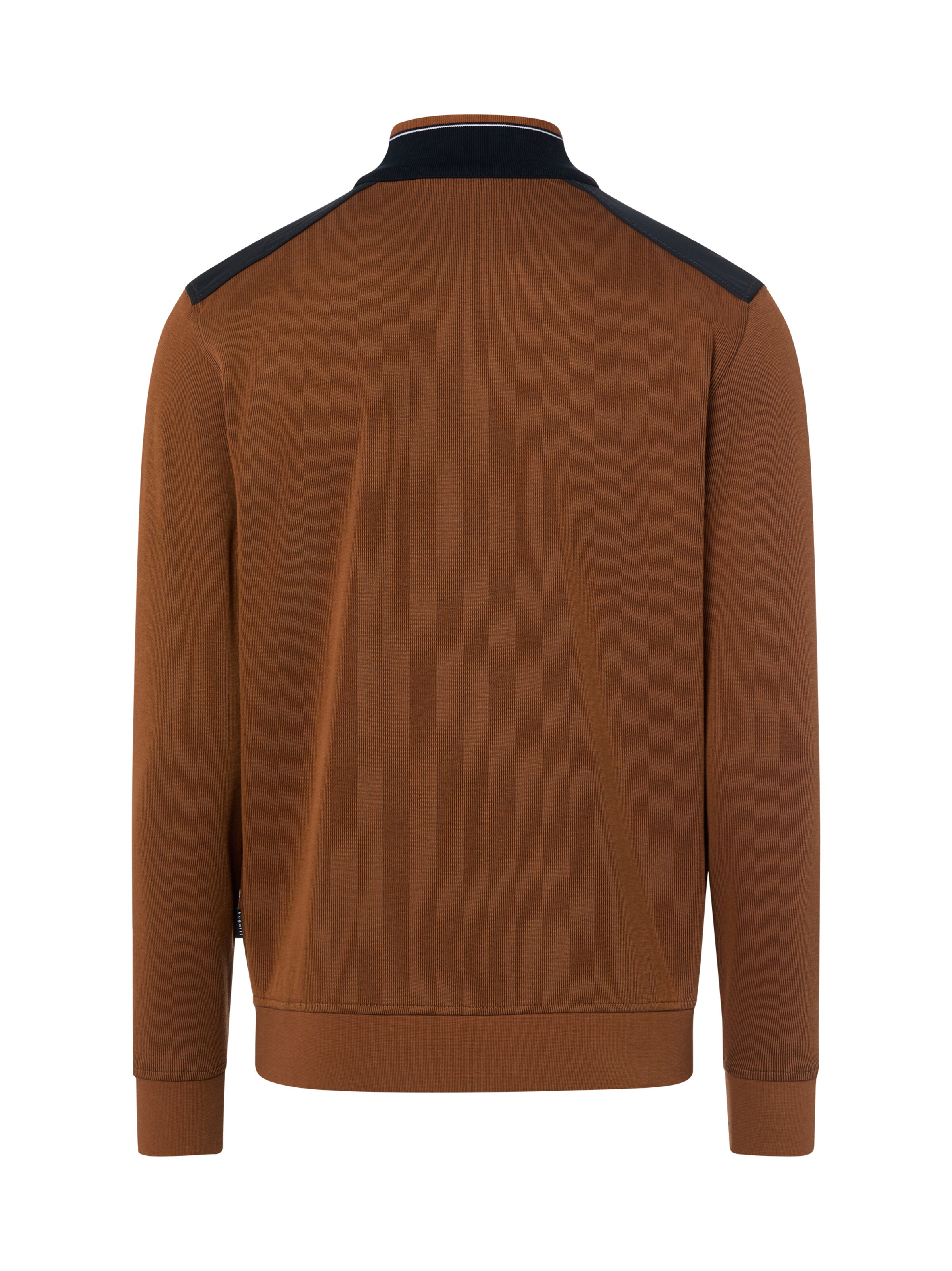 bugatti Zip-Up Hoodie in Brown