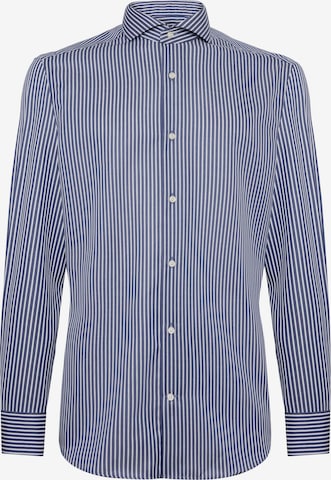 Boggi Milano Regular fit Button Up Shirt 'Ultimate' in Blue: front