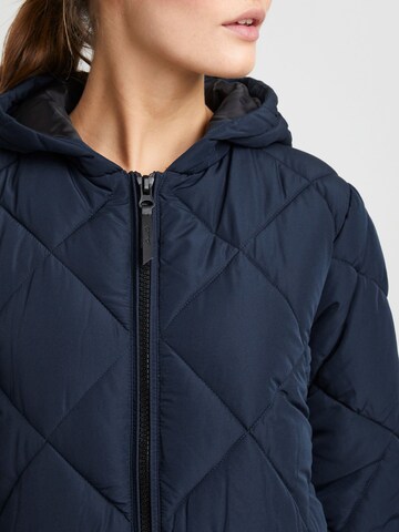 Oxmo Between-Seasons Coat 'Stanca' in Blue