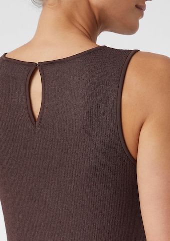 comma casual identity Gebreide top in Bruin