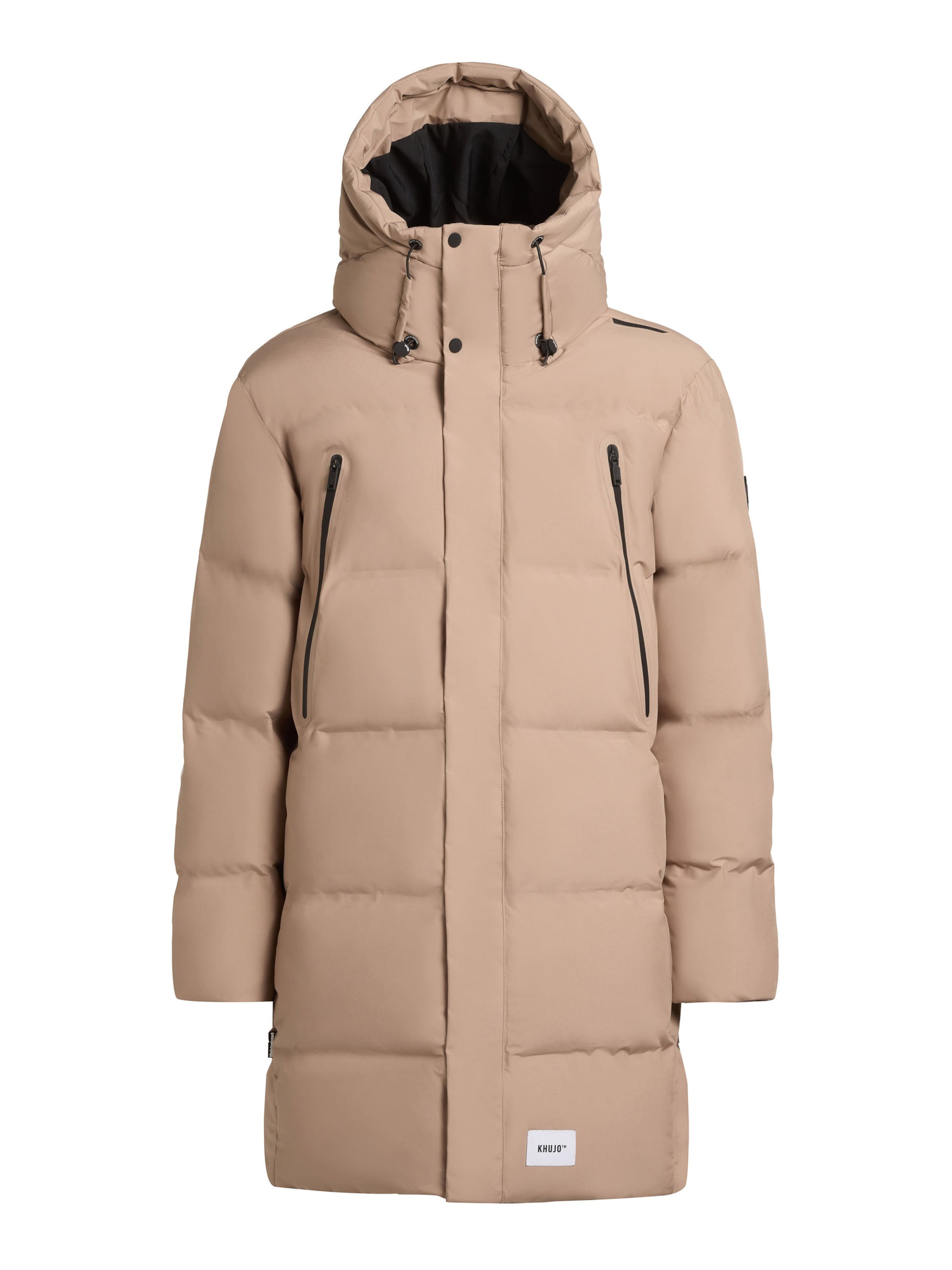 khujo Зимняя куртка 'Morse2' в Коричневый: спереди