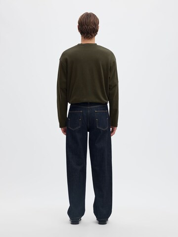 SELECTED - Camiseta 'Oscar' en verde