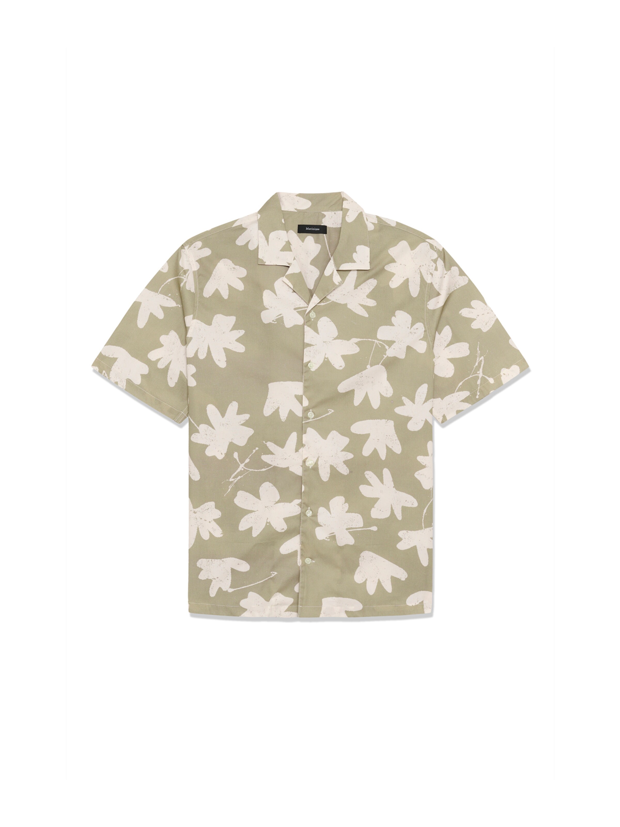 Coupe regular Chemise 'Klampo' Matinique en marron : devant