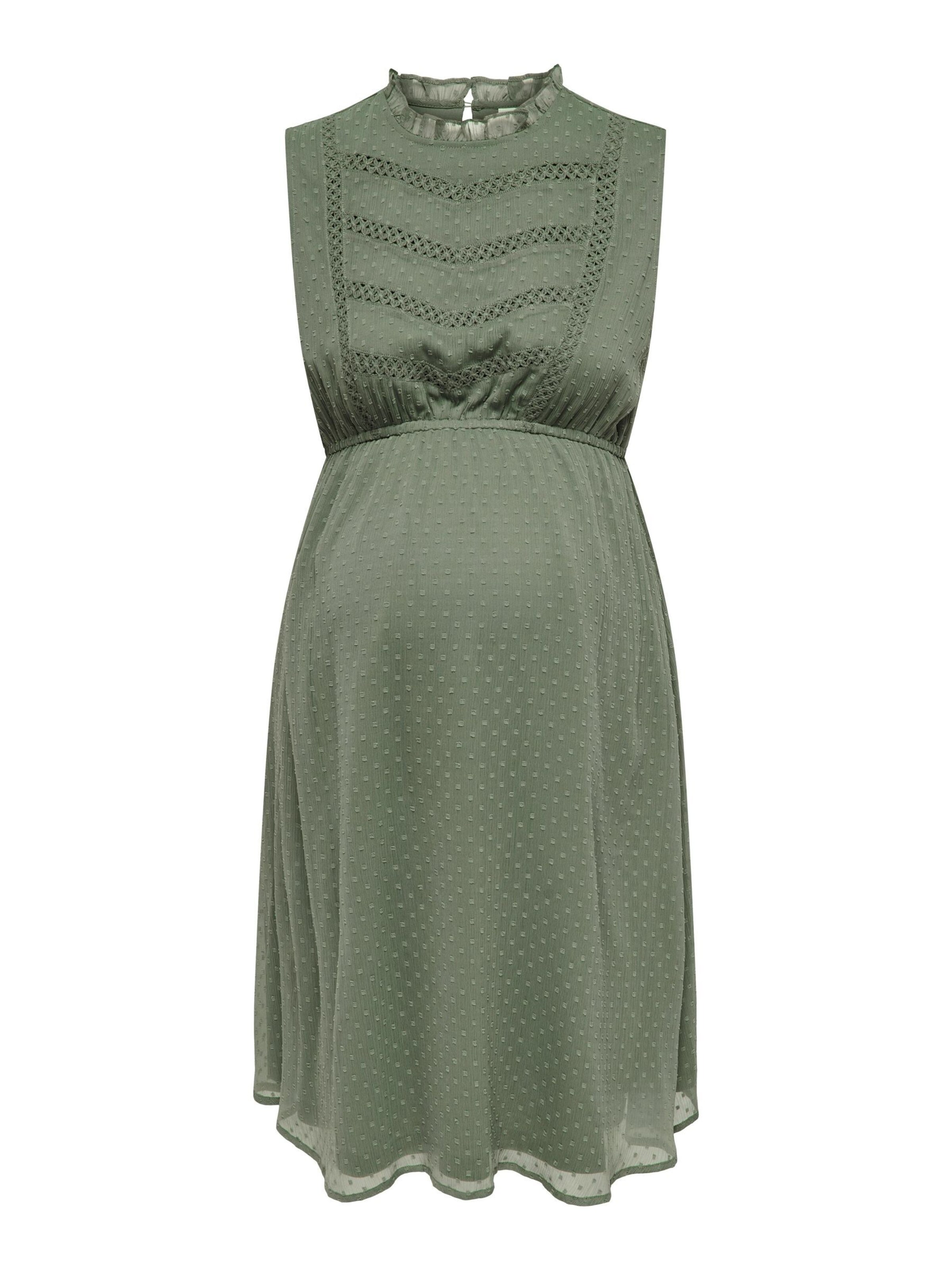 Abito di Only Maternity in verde: frontale
