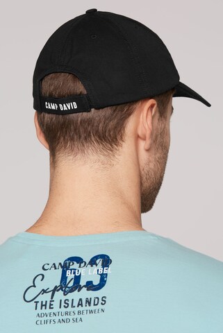 CAMP DAVID Athletic Cap in Black