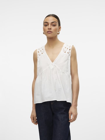 VERO MODA Bluse 'NOA' i hvid: forside