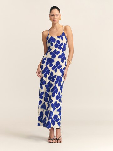 St MRLO - Vestido 'Gemma' em azul: frente