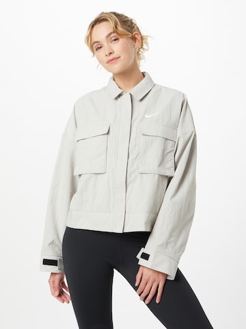 Nike Sportswear Between-Season Jacket 'FIELD' in Grey: front