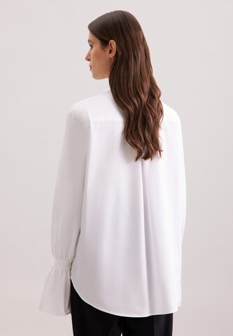 SEIDENSTICKER Blouse 'Schwarze Rose' in Wit