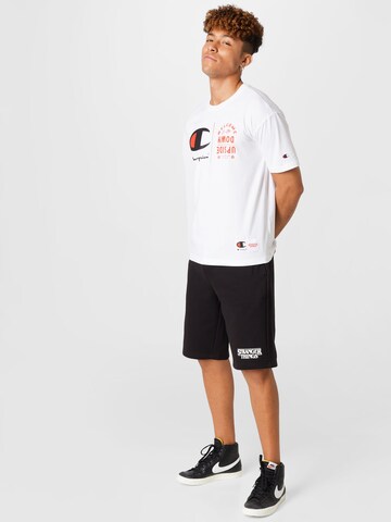 Champion Authentic Athletic Apparel Regular Trousers 'Bermuda' in Black