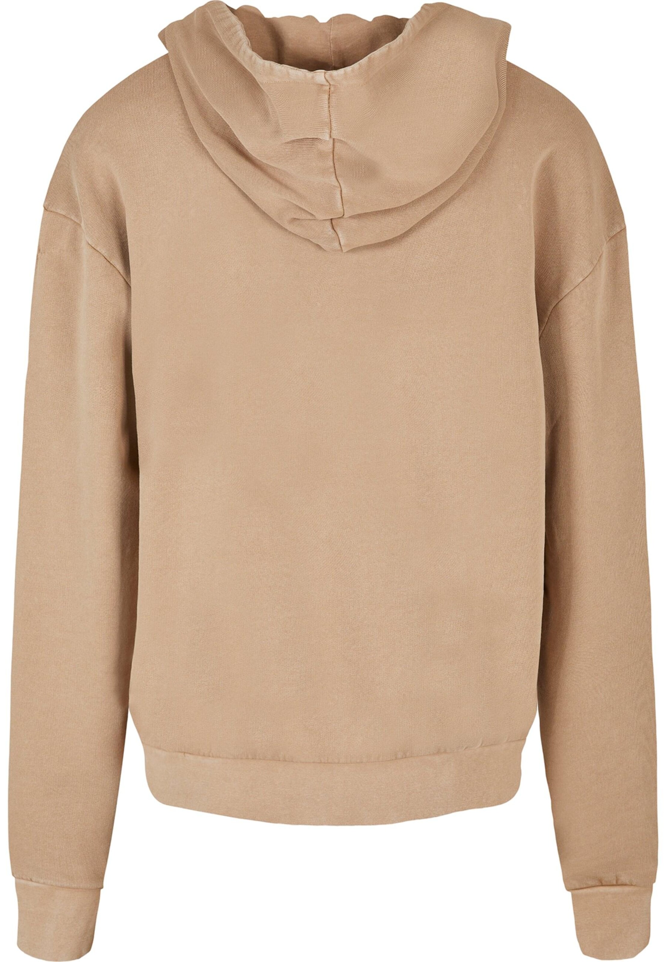 Merchcode Sweatshirt 'K Heart' in Beige