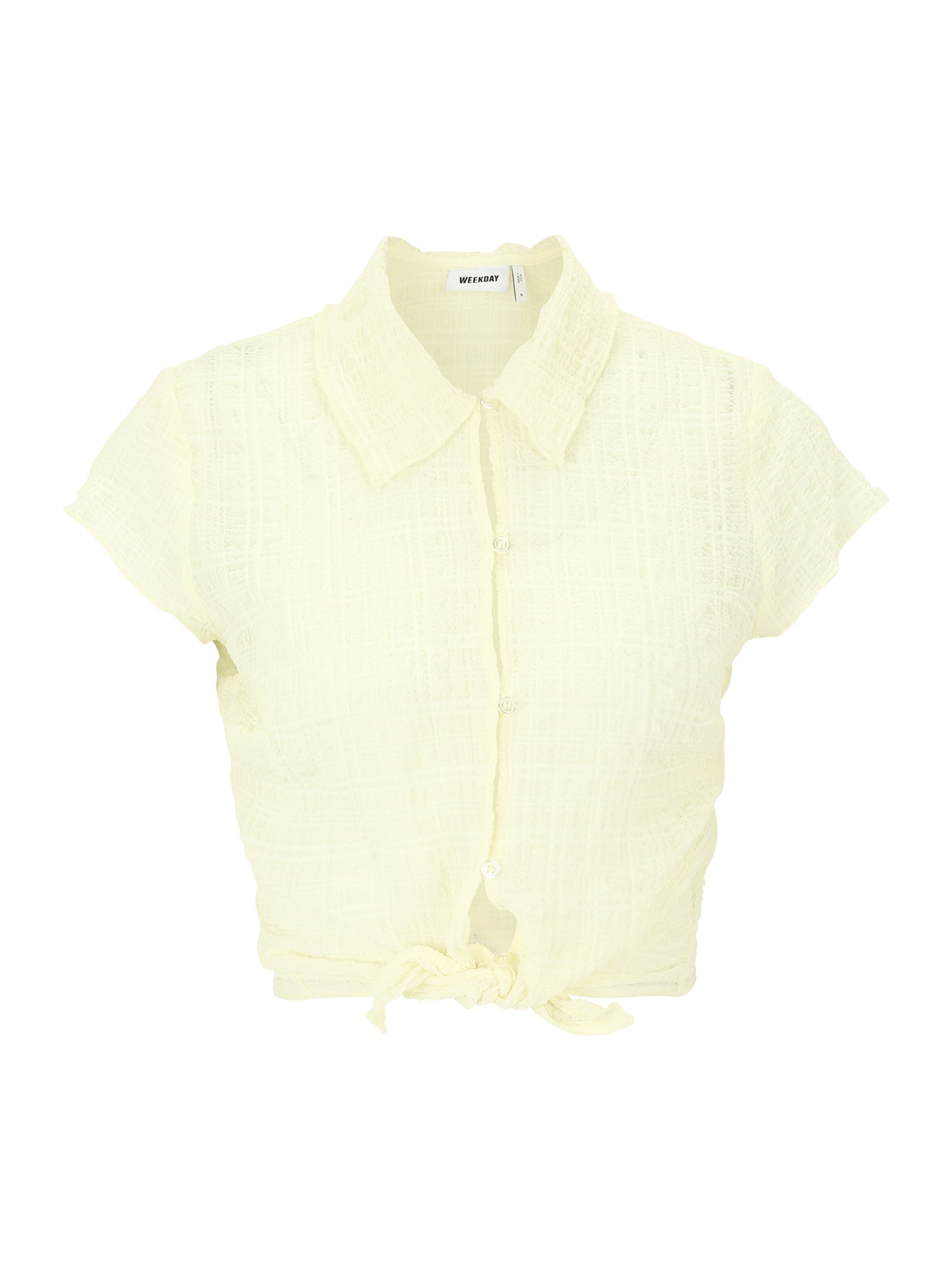 WEEKDAY Μπλούζα 'Selma' σε κίτρινο: μπροστά