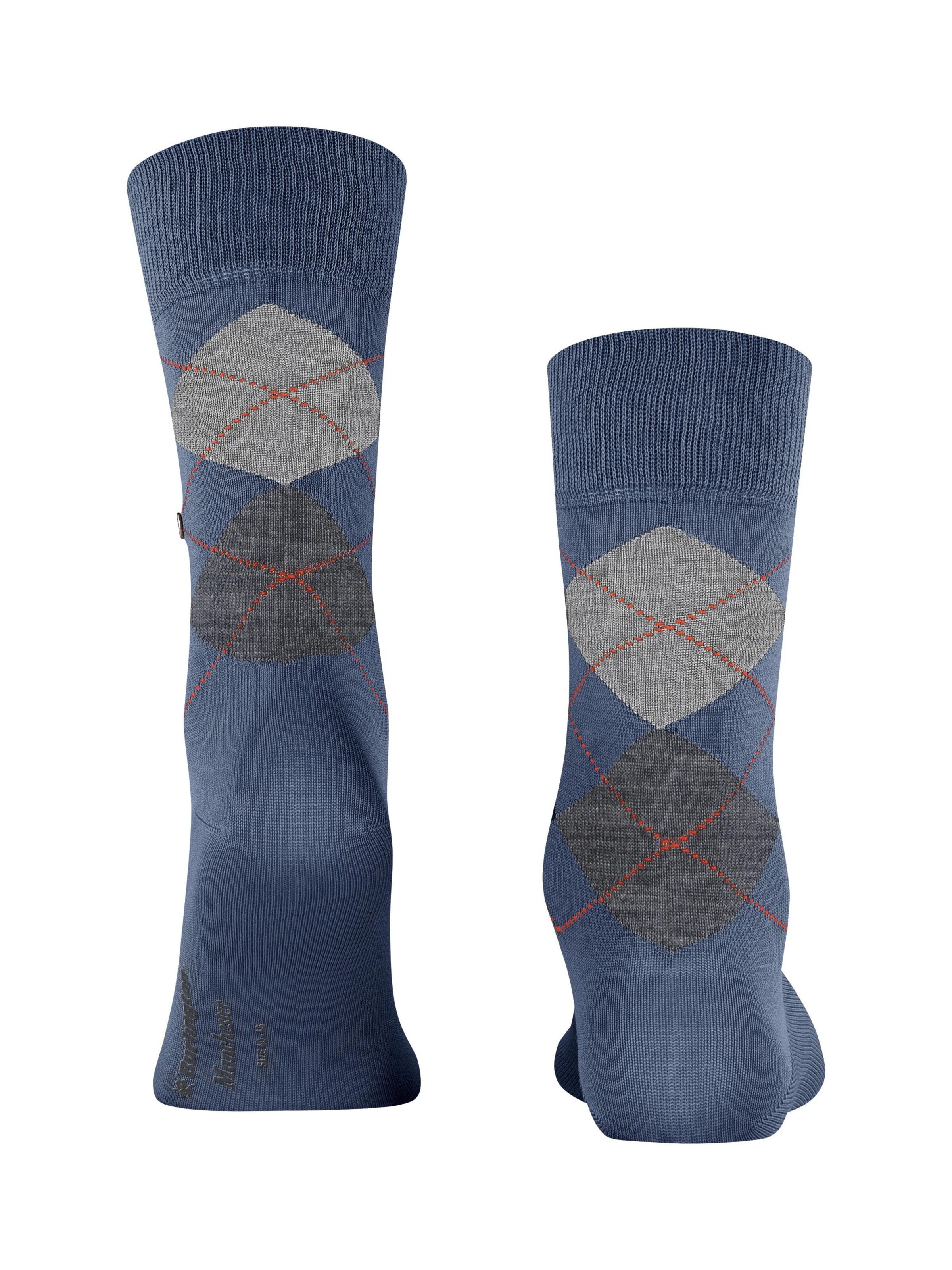 BURLINGTON Socks 'Manchester' in Blue