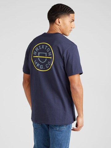 Brixton T-Shirt 'CREST' in Blau