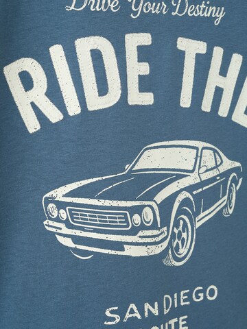 MANGO KIDS Shirt 'A2CAR' in Blue