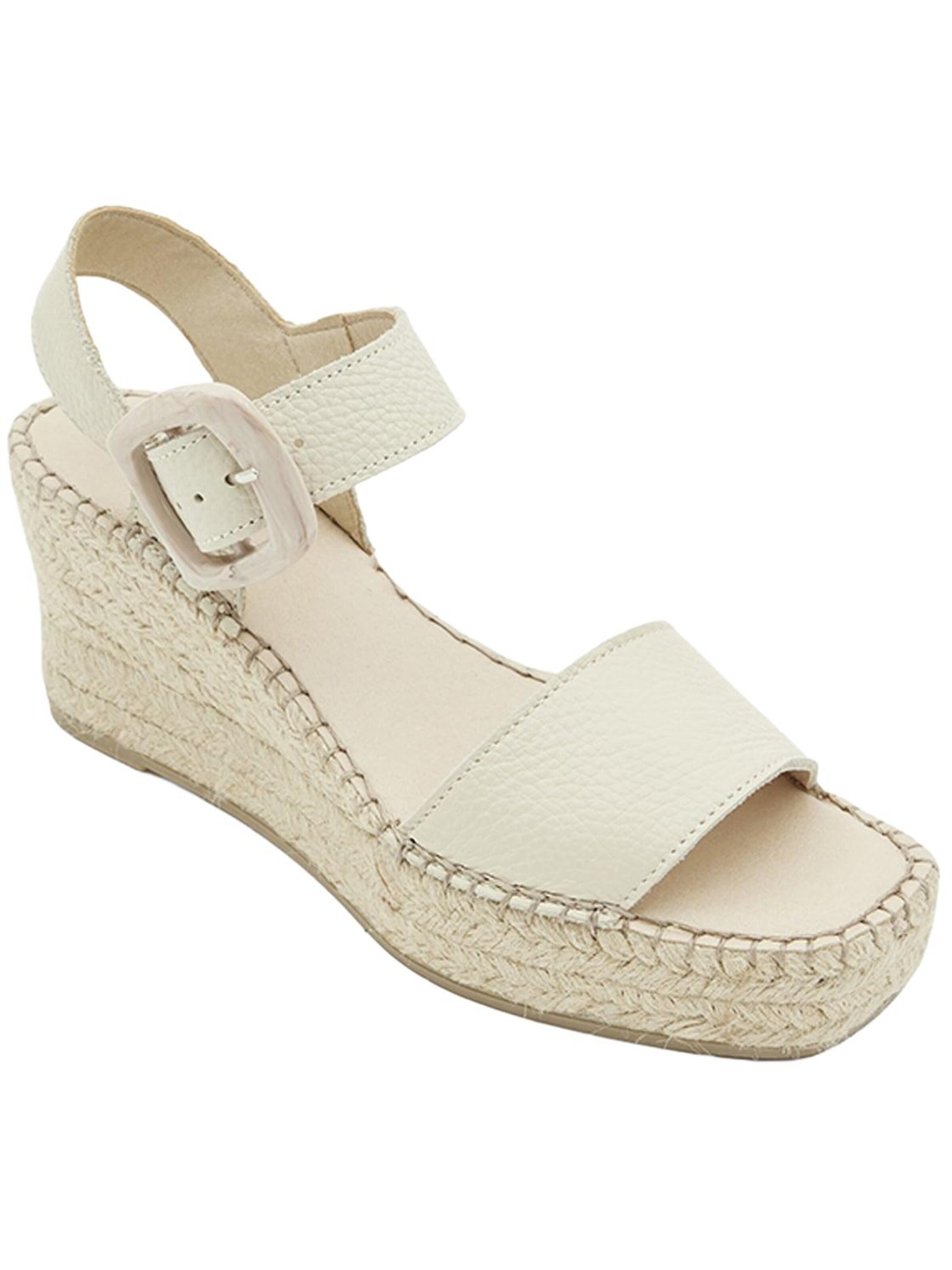 Desa Sandals 'Keilsandalen' in White