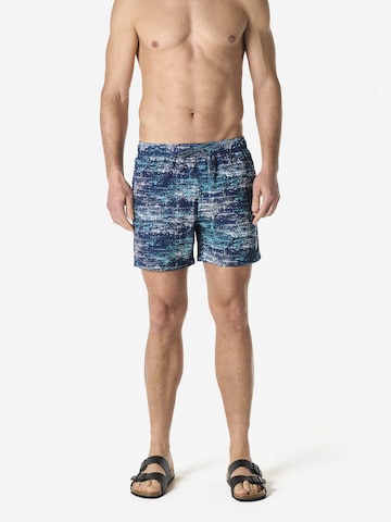 Shorts de bain KOROSHI en bleu : devant
