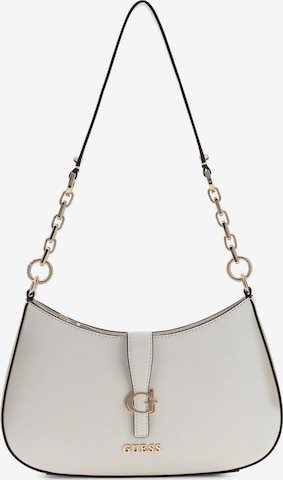 Sac bandoulière 'Carrie' GUESS en blanc : devant