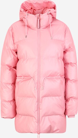 RAINS Winterjas in Roze: voorkant
