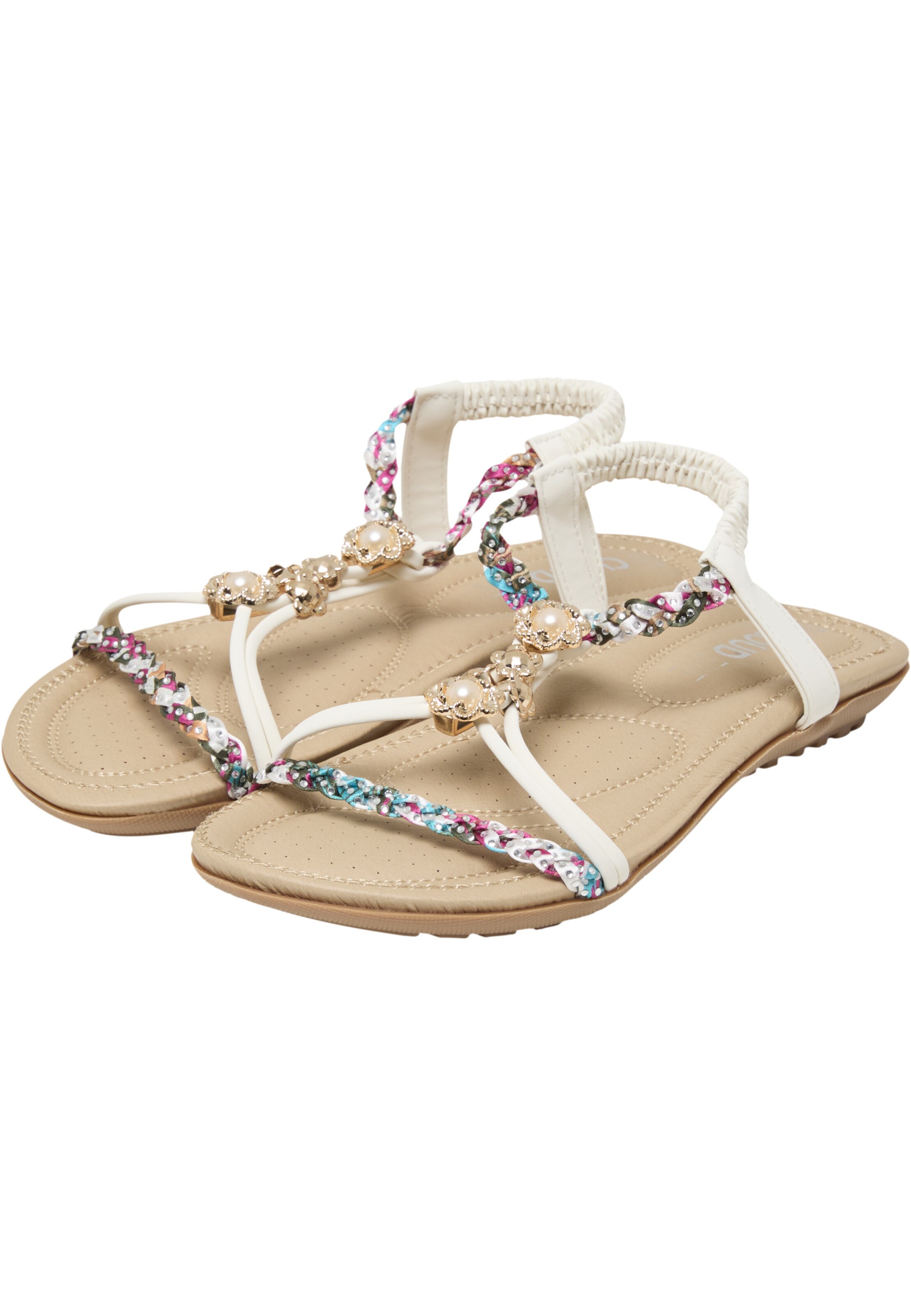 Sandalo con cinturino 'Wiliam' di Cloud5ive in bianco