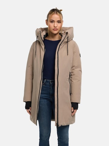Cappotto funzionale di MARIKOO in marrone: frontale