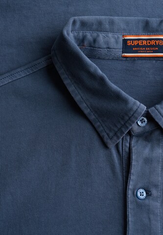 Superdry & Co Super Slim Fit Shirt 'Essential' in Blue