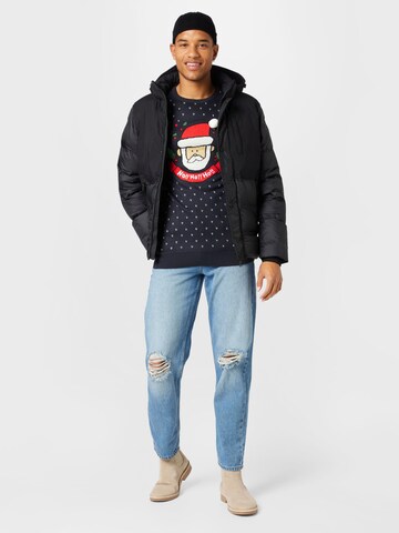 BLEND Winterjacke in Schwarz