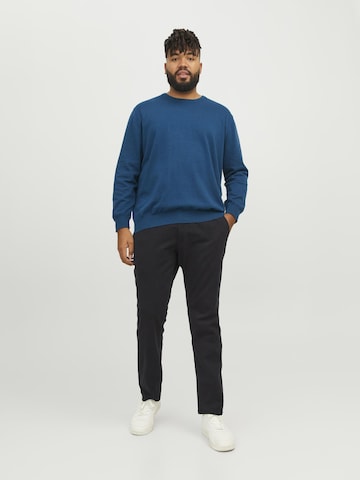 Jack & Jones Plus Liibuv Chino-püksid 'Marco Dave', värv must