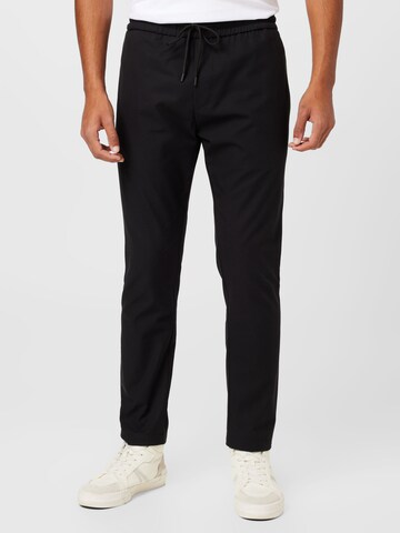 Dondup Regular Trousers 'YURI' in Black: front