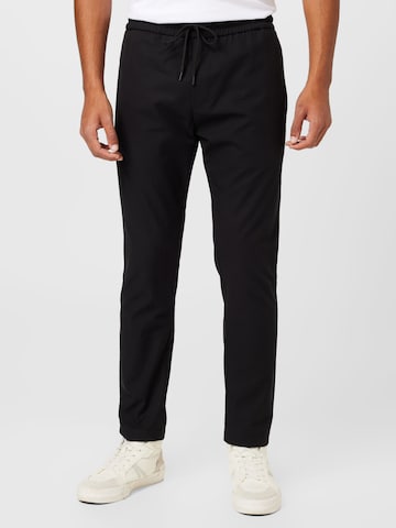 Dondup Regular Pants 'YURI' in Black: front