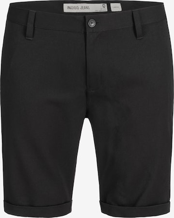 INDICODE JEANS Regular Pants 'Aalborg' in Black: front