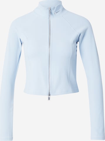 Nike Sportswear Zip-Up Hoodie in Blue: front