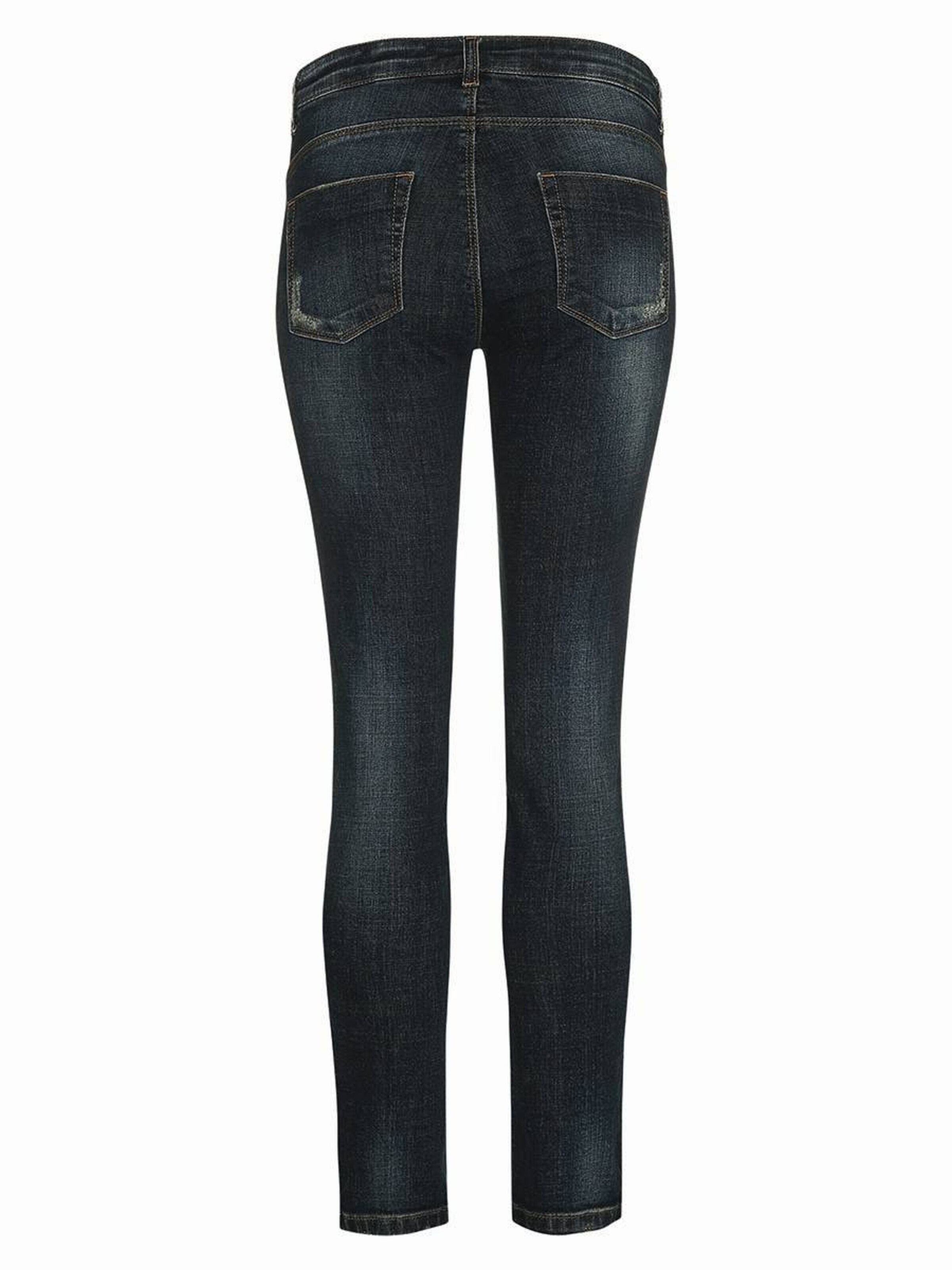 BELLYBUTTON Slimfit Jeans 'Gestrickte Umstandsjeans blau'‌‌‌‌‌‌‌‌‌ in Blau