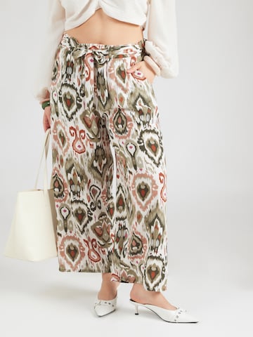 Wide Leg Pantalon 'Ci44ra' Z-One en vert : devant