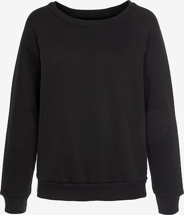 LASCANA Sweatshirt in Black: front