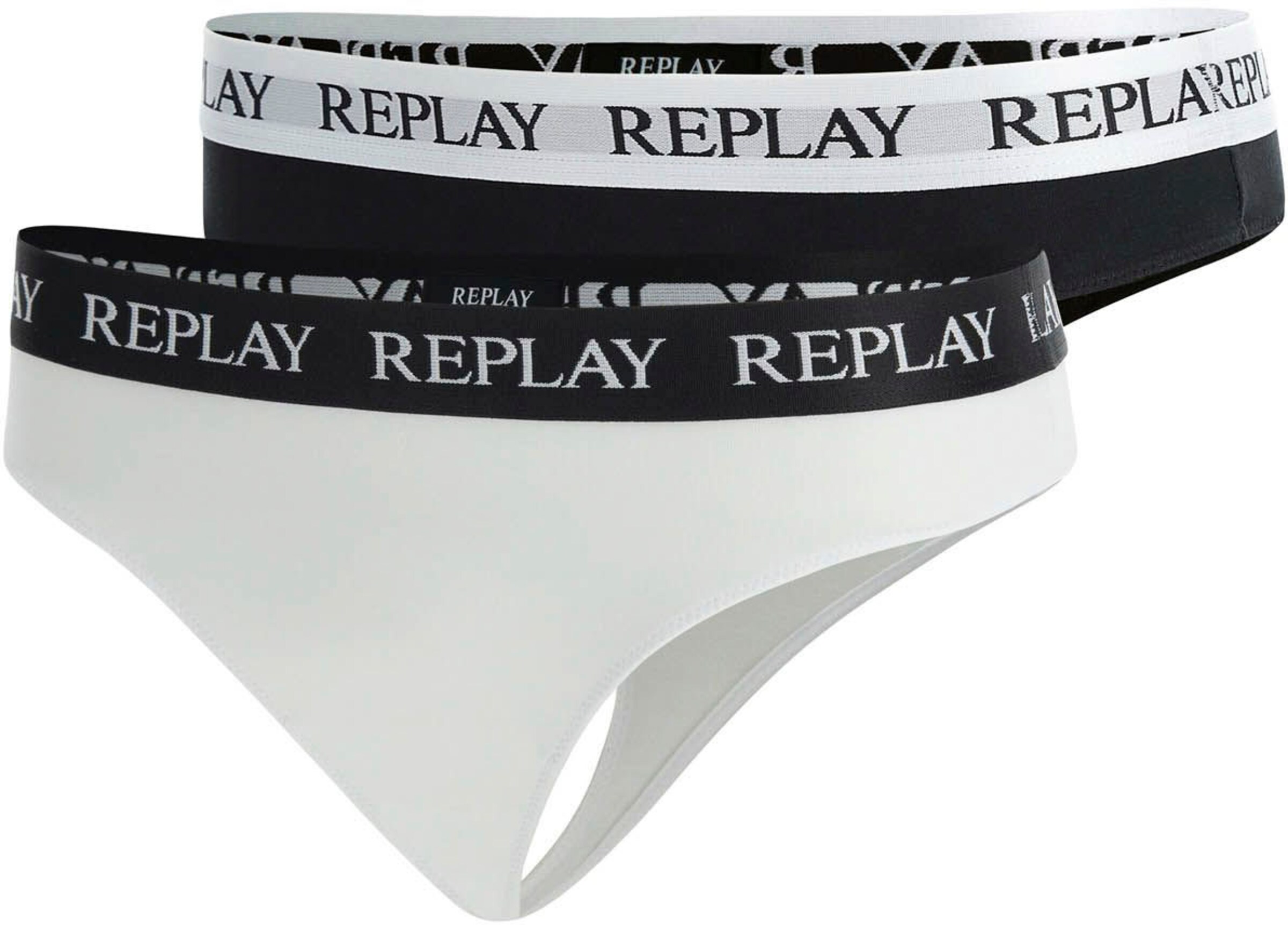 REPLAY String in Black: front