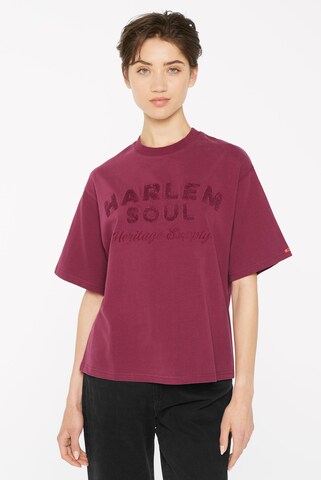 Harlem Soul T- Shirt 'GILLY' in Rot: Vorderseite