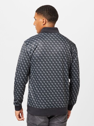 GUESS - Sudadera con cremallera deportiva 'KORBIN' en negro