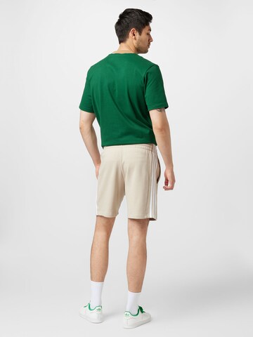 ADIDAS SPORTSWEAR Regular Sportshorts 'Essentials French Terry 3-Stripes' in Beige