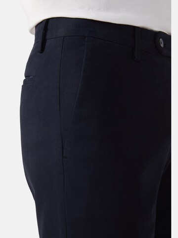 Boggi Milano Regular Trousers with creases in Blue