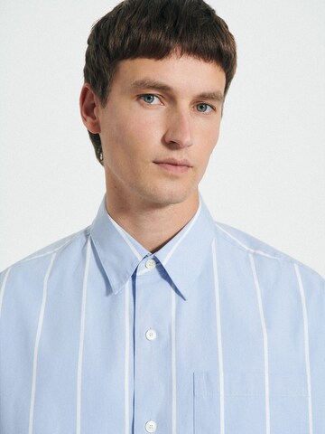 SEIDENSTICKER Comfort fit Button Up Shirt in Blue