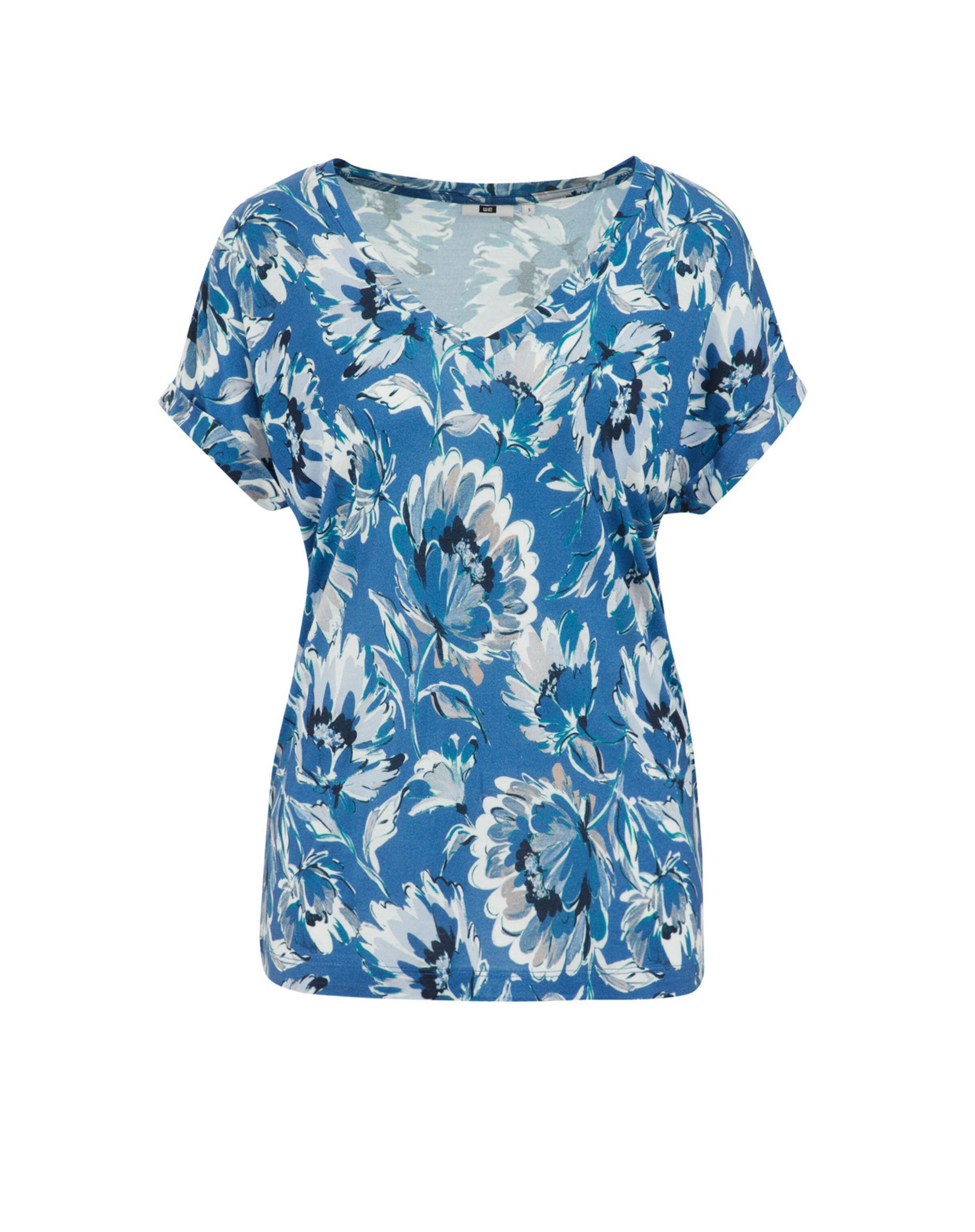 Maglietta di WE Fashion in blu: frontale